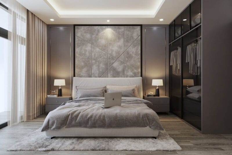 Giường Ngủ Gỗ Mdf 1A