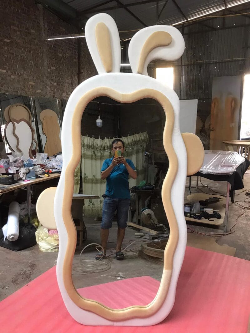 Gương bọc nỉ 2A