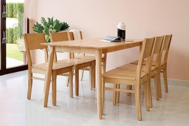 Bàn ăn gỗ thịt 32A
