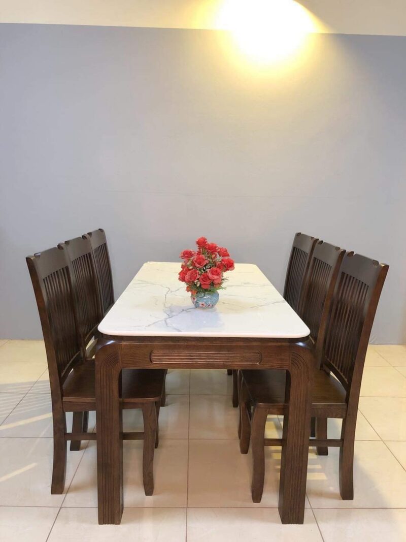 Bàn ăn gỗ thịt 42A