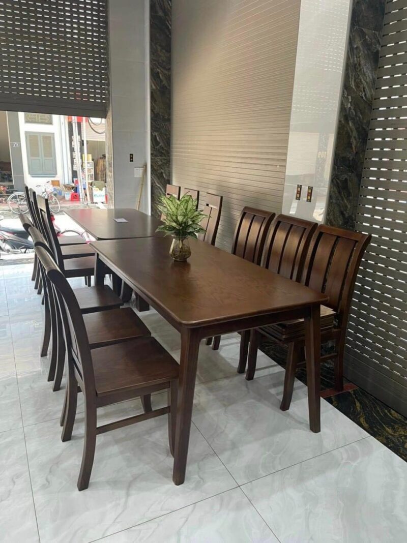 Bàn ăn gỗ thịt 46A