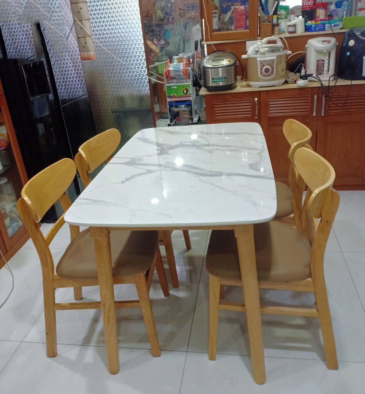 Bàn ăn gỗ thịt 37A Bàn ăn gỗ thịt 37A