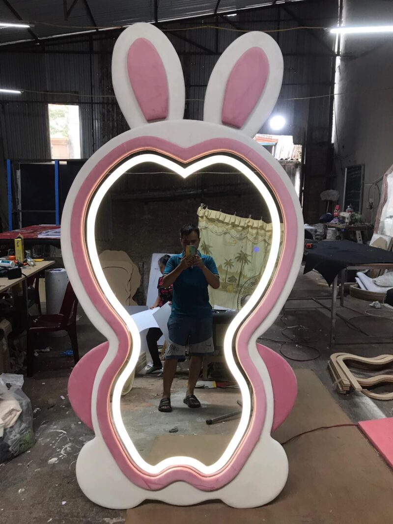 Gương bọc nỉ 3A