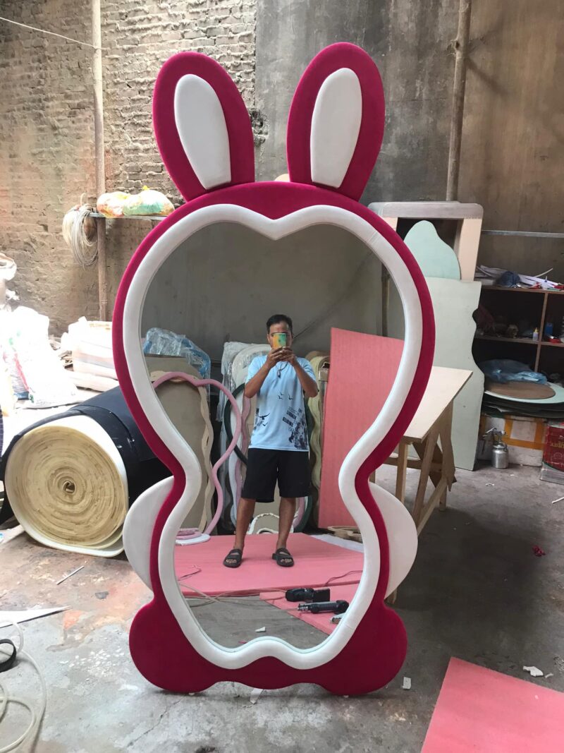 Gương bọc nỉ 3A