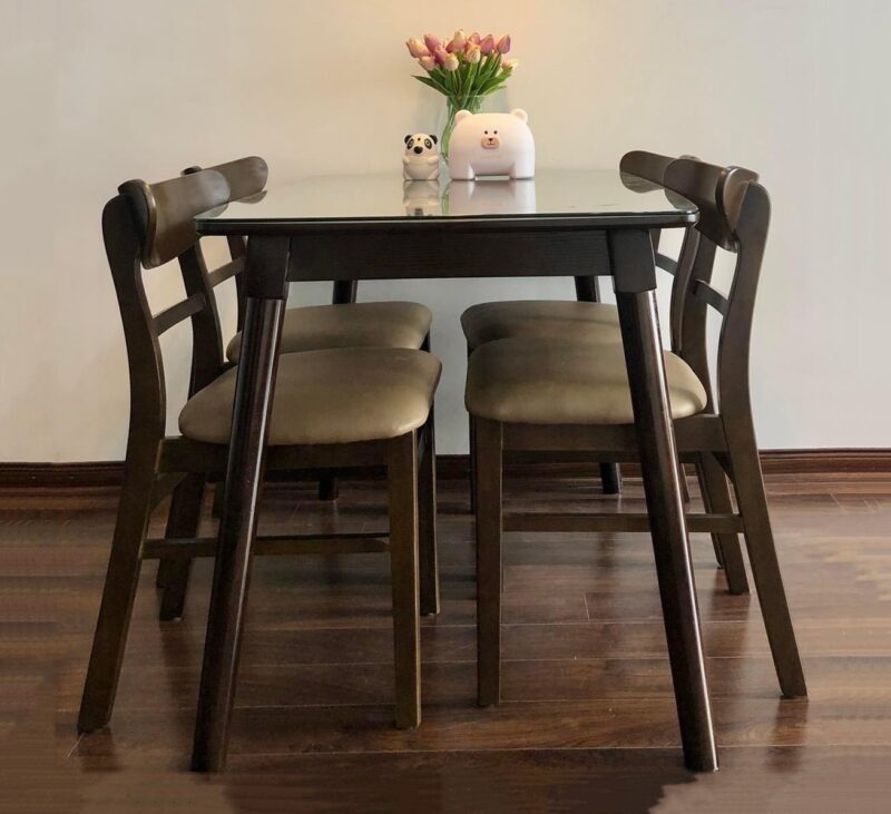 Bàn ăn gỗ thịt 7B