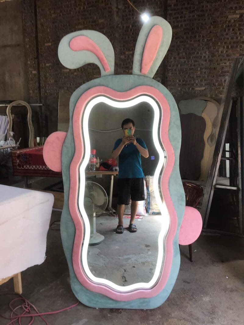 Gương bọc nỉ 2A