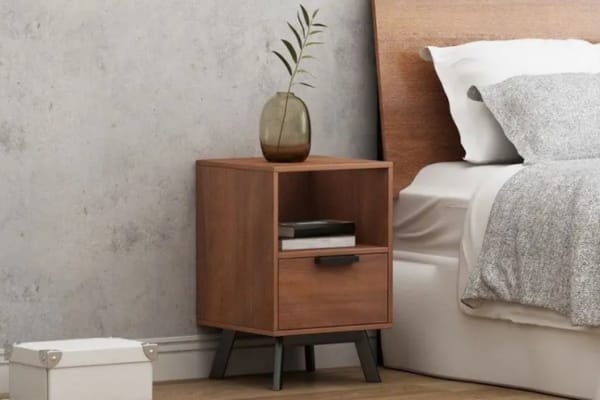 Tủ đầu gường gỗ tự nhiên