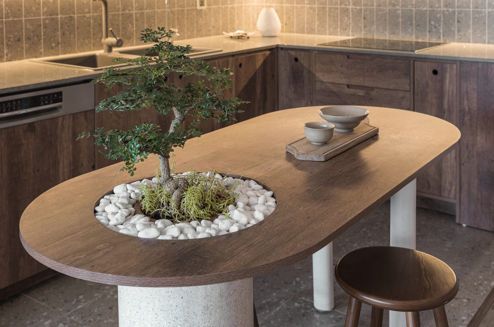 Lặng ngắm nội thất căn bếp nhà chung cư 90m2