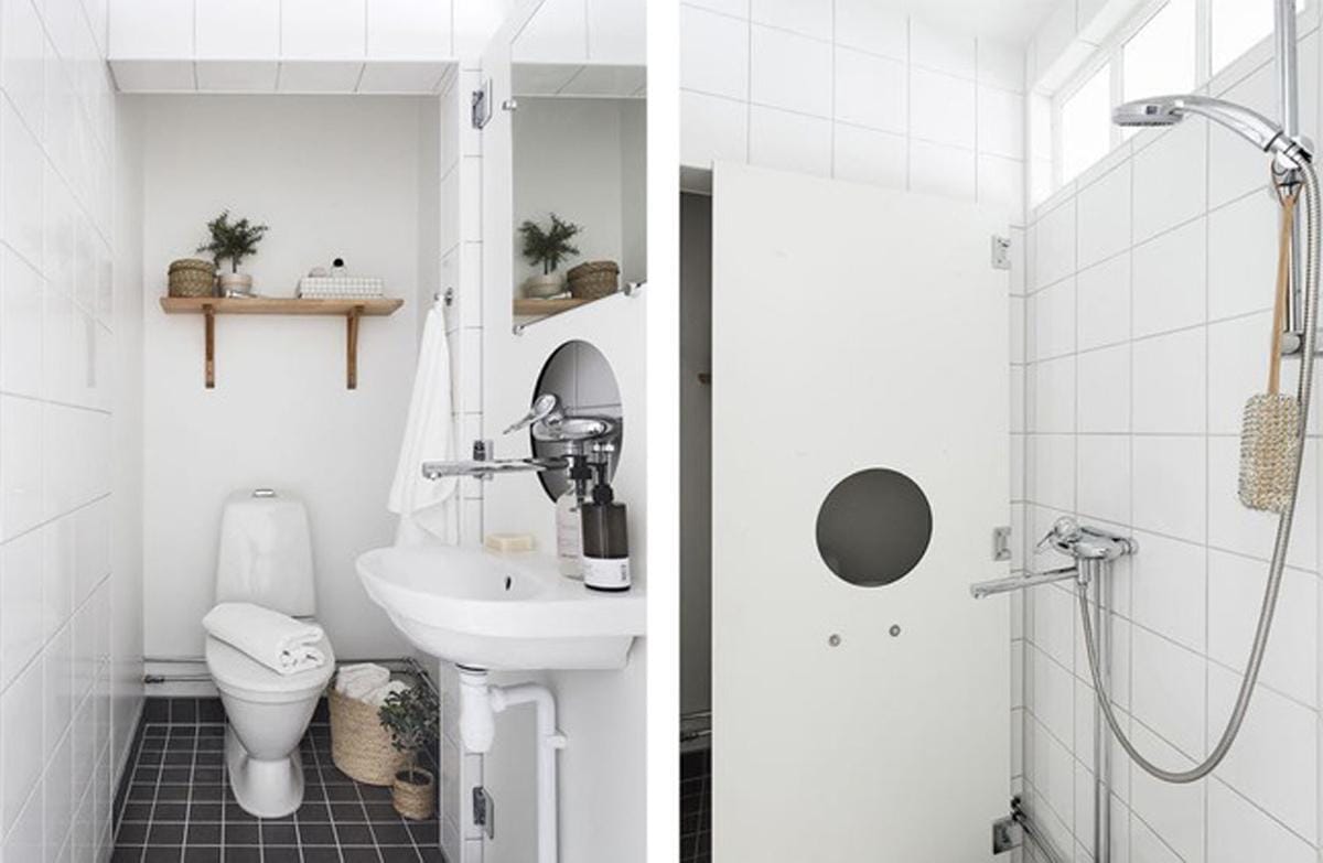 Thiết kế nhà vệ sinh căn hộ studio 20m2